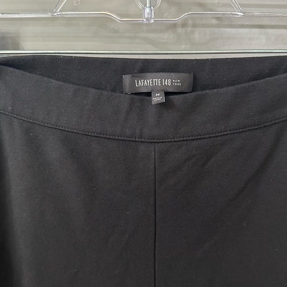 Lafeyette 148 Black Stretchy Slack Pants Size Medium - Picture 4 of 5